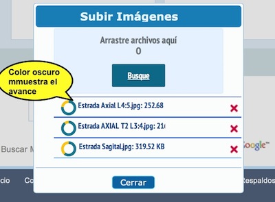 Progreso del Envío