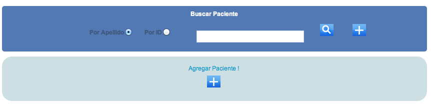 Buscar pacientes en el Expediente Médico Electrónico